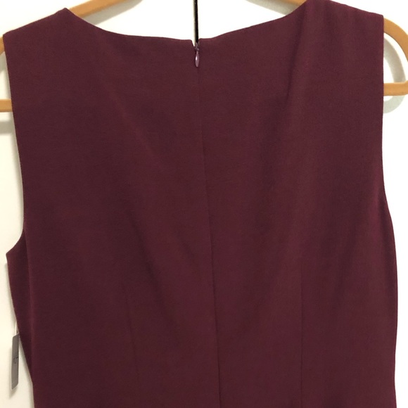 NWT Kasper Burgundy Dress - Picture 4 of 5